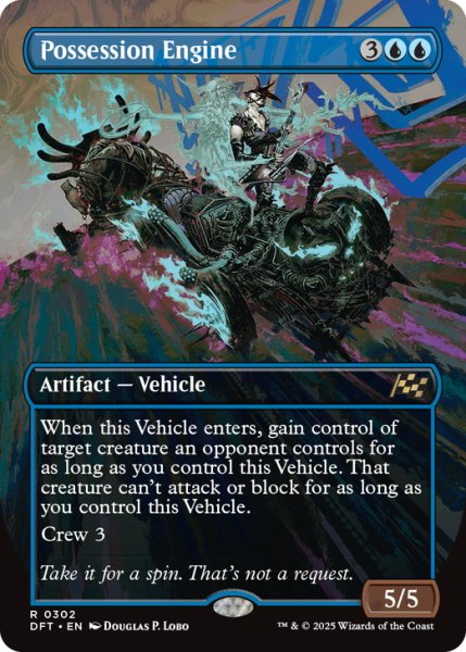 画像1: 【ENG】★Foil★悪魔憑きエンジン/Possession Engine [MTG_DFT_0302_R] (1)