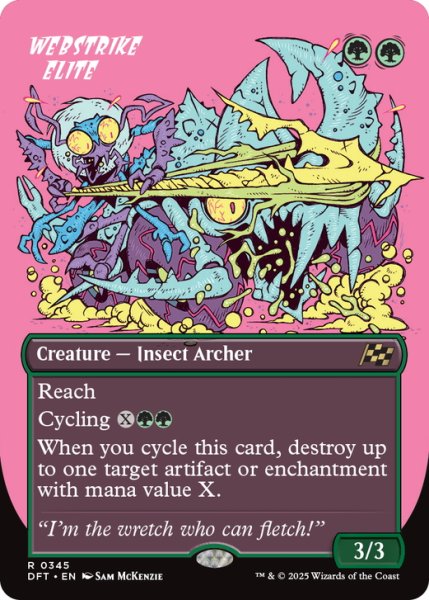 画像1: 【ENG】網撃の精鋭/Webstrike Elite [MTG_DFT_0345_R] (1)