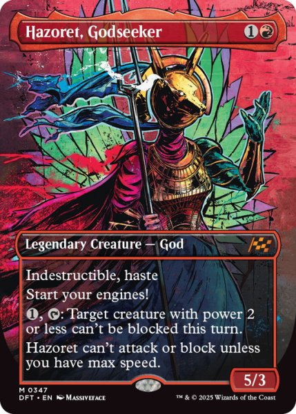 画像1: 【ENG】求道神、ハゾレト/Hazoret, Godseeker [MTG_DFT_0347_M] (1)