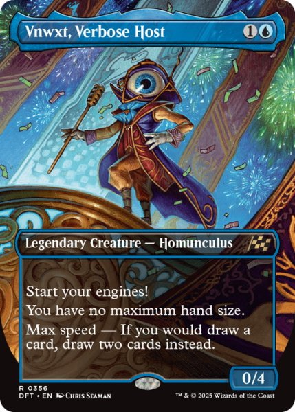 画像1: 【ENG】多弁な司会、ヴンウクスト/Vnwxt, Verbose Host [MTG_DFT_0356_R] (1)