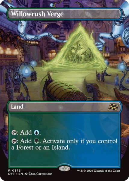 画像1: 【ENG】ウィローラッシュの境界/Willowrush Verge [MTG_DFT_0375_R] (1)