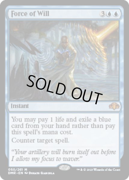 画像1: 【ENG】★Foil★意志の力/Force of Will[MTG_DMR_050M] (1)