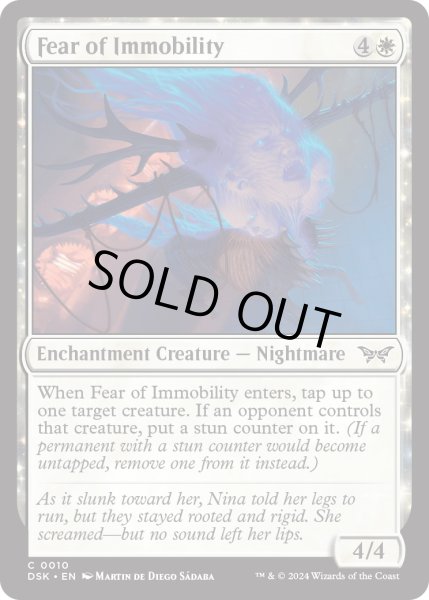 画像1: 【ENG】★Foil★硬直への恐怖/Fear of Immobility [MTG_DSK_0010_C] (1)