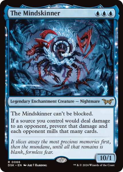 画像1: 【ENG】精神刮ぎ/The Mindskinner [MTG_DSK_0066_R] (1)