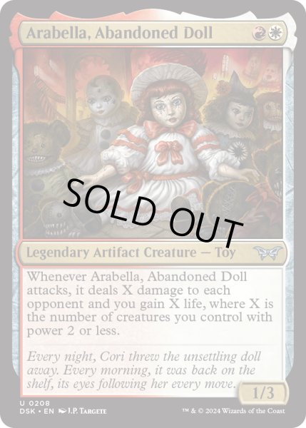 画像1: 【ENG】★Foil★見捨てられた人形、アラベラ/Arabella, Abandoned Doll [MTG_DSK_0208_U] (1)