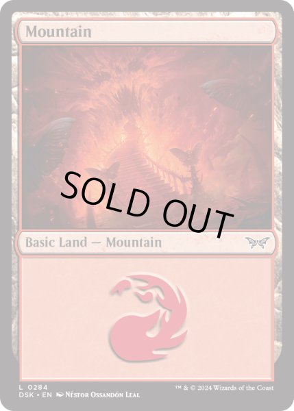 画像1: 【ENG】★Foil★山/Mountain[MTG_DSK_0284_C] (1)