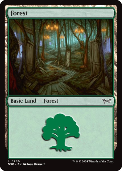 画像1: 【ENG】森/Forest[MTG_DSK_0286_C] (1)