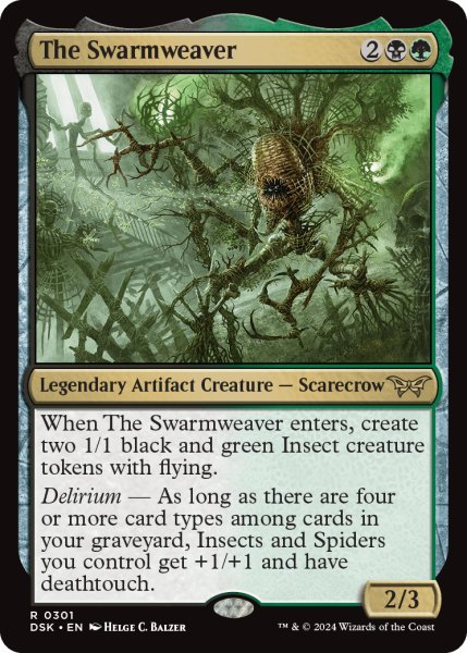 画像1: 【ENG】群れの巣人/The Swarmweaver[MTG_DSK_0301_R] (1)