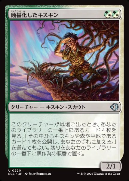 画像1: 【JPN】蝕甚化したキスキン/Eclipsed Kithkin [MTG_ECL_0220_U] (1)