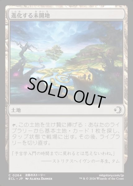 画像1: 【JPN】★Foil★進化する未開地/Evolving Wilds [MTG_ECL_0264_C] (1)