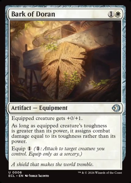 画像1: 【ENG】ドランの樹皮/Bark of Doran [MTG_ECL_0006_U] (1)