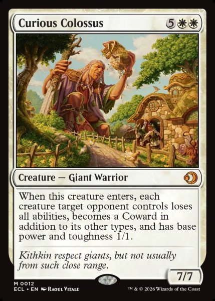 画像1: 【ENG】興味津々の巨人/Curious Colossus [MTG_ECL_0012_M] (1)
