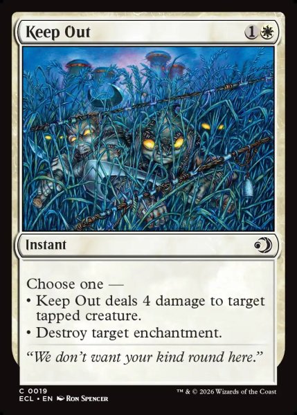 画像1: 【ENG】締め出し/Keep Out [MTG_ECL_0019_C] (1)