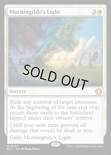 画像1: 【ENG】★Foil★モーニングタイドの光/Morningtide's Light [MTG_ECL_0027_M] (1)