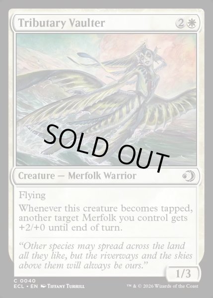 画像1: 【ENG】★Foil★支流の跳躍者/Tributary Vaulter [MTG_ECL_0040_C] (1)