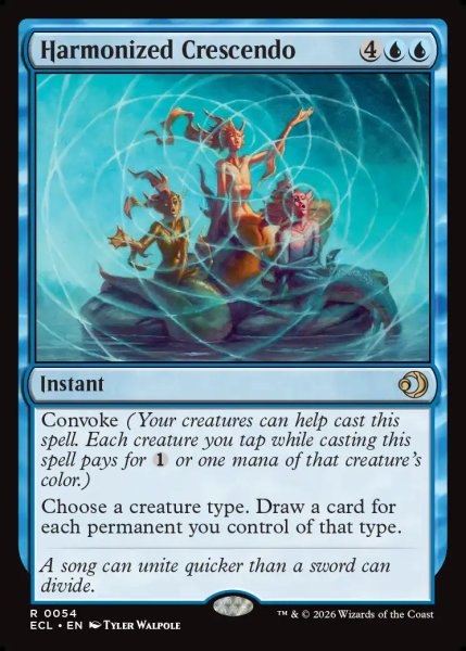 画像1: 【ENG】調和した大合唱/Harmonized Crescendo [MTG_ECL_0054_R] (1)