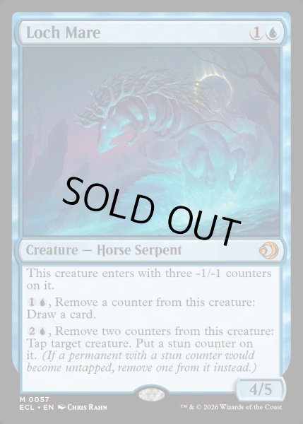 画像1: 【ENG】★Foil★湖棲馬/Loch Mare [MTG_ECL_0057_M] (1)