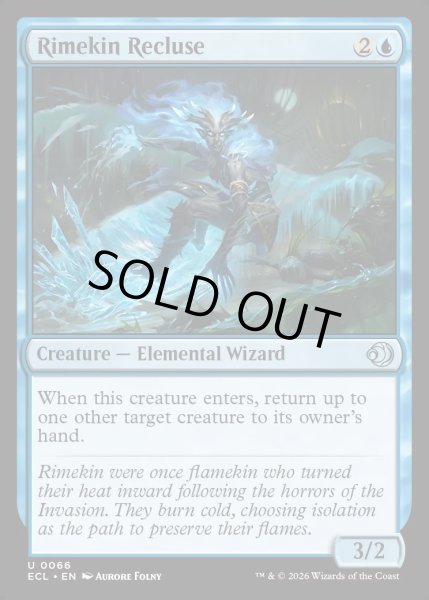 画像1: 【ENG】★Foil★凍炎族の世捨て/Rimekin Recluse [MTG_ECL_0066_U] (1)