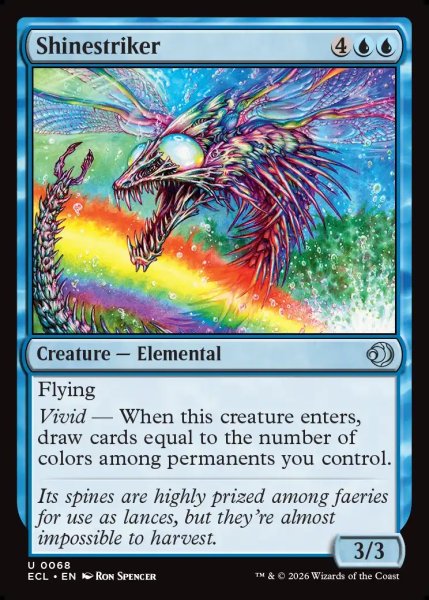 画像1: 【ENG】光撃獣/Shinestriker [MTG_ECL_0068_U] (1)