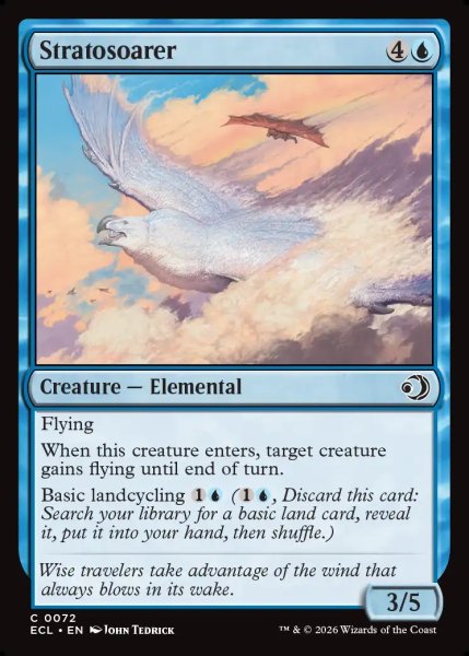 画像1: 【ENG】飛雲鳥/Stratosoarer [MTG_ECL_0072_C] (1)