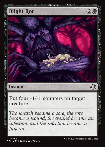 画像1: 【ENG】枯れ腐り/Blight Rot [MTG_ECL_0089_C] (1)