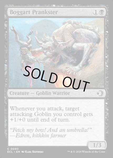 画像1: 【ENG】★Foil★ボガートのいたずら者/Boggart Prankster [MTG_ECL_0093_C] (1)