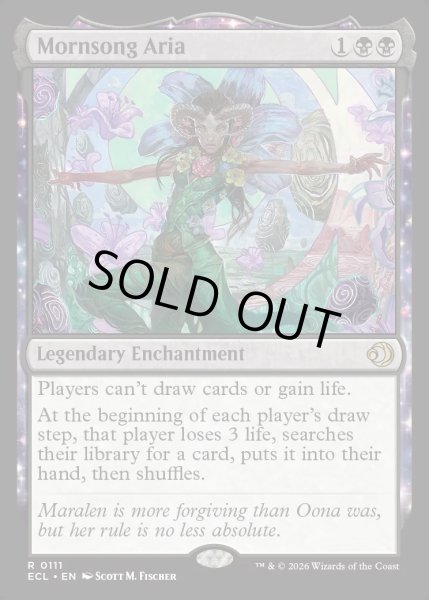 画像1: 【ENG】★Foil★朝の歌のアリア/Mornsong Aria [MTG_ECL_0111_R] (1)