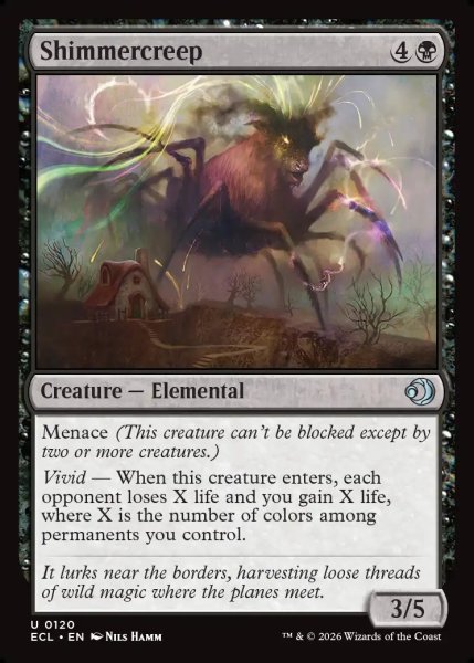 画像1: 【ENG】ゆらめき絡み/Shimmercreep [MTG_ECL_0120_U] (1)