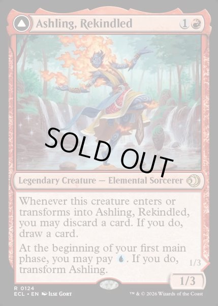 画像1: 【ENG】★Foil★再点火、アシュリング/凍炎縛り、アシュリング/Ashling, Rekindled/Ashling, Rimebound[MTG_ECL_0124_R] (1)