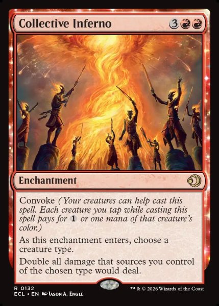 画像1: 【ENG】集団業火/Collective Inferno [MTG_ECL_0132_R] (1)