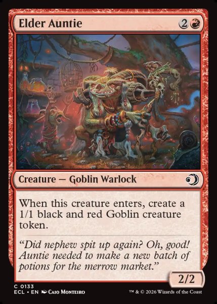 画像1: 【ENG】上座婆/Elder Auntie [MTG_ECL_0133_C] (1)