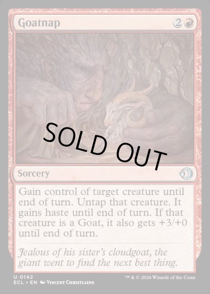 画像1: 【ENG】★Foil★山羊盗り/Goatnap [MTG_ECL_0142_U] (1)