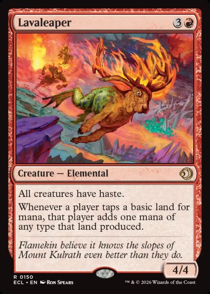 画像1: 【ENG】溶岩跳び/Lavaleaper [MTG_ECL_0150_R] (1)