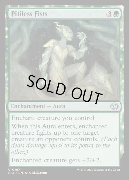 画像1: 【ENG】★Foil★冷酷な拳/Pitiless Fists [MTG_ECL_0187_U] (1)