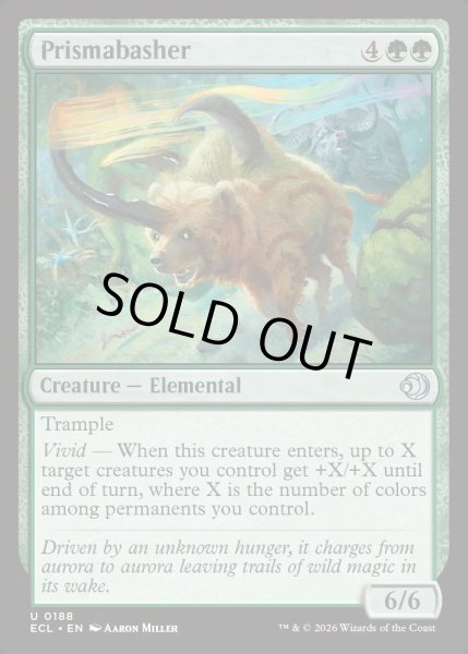 画像1: 【ENG】★Foil★虹色の突進獣/Prismabasher [MTG_ECL_0188_U] (1)
