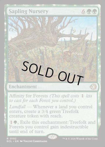 画像1: 【ENG】★Foil★若木の生育場/Sapling Nursery [MTG_ECL_0192_R] (1)