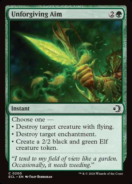 画像1: 【ENG】容赦なき狙い/Unforgiving Aim [MTG_ECL_0200_C] (1)