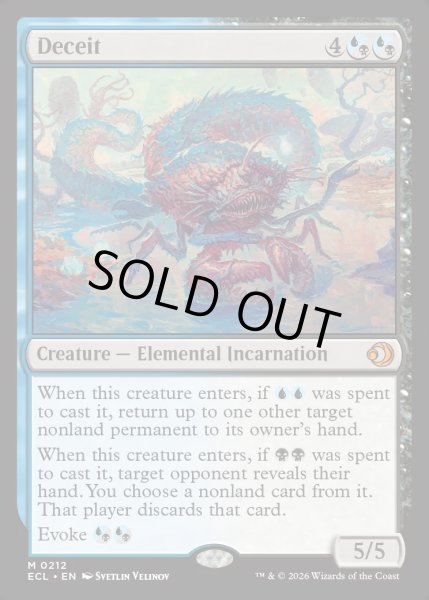 画像1: 【ENG】★Foil★欺瞞/Deceit [MTG_ECL_0212_M] (1)
