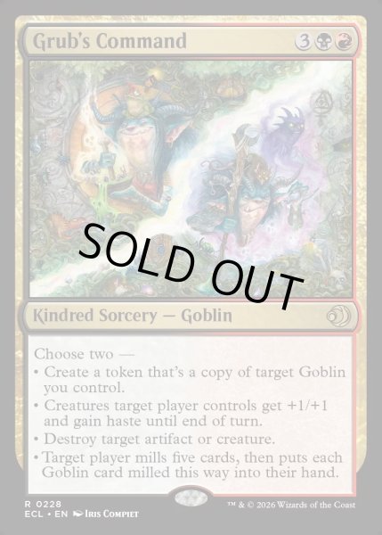 画像1: 【ENG】★Foil★グラブの命令/Grub's Command [MTG_ECL_0228_R] (1)