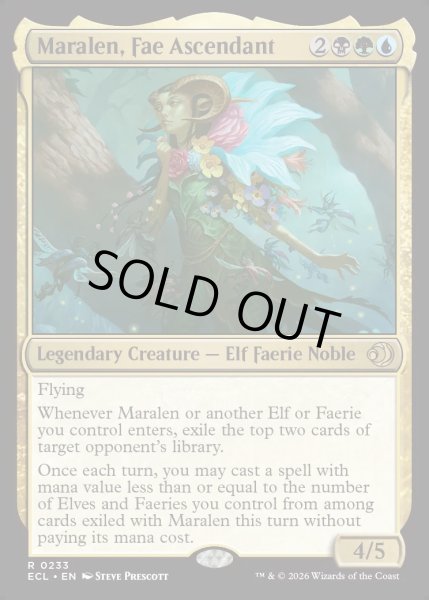 画像1: 【ENG】★Foil★上位のフェイ、マラレン/Maralen, Fae Ascendant [MTG_ECL_0233_R] (1)