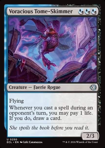 画像1: 【ENG】貪欲な秘本掠め/Voracious Tome-Skimmer [MTG_ECL_0250_U] (1)