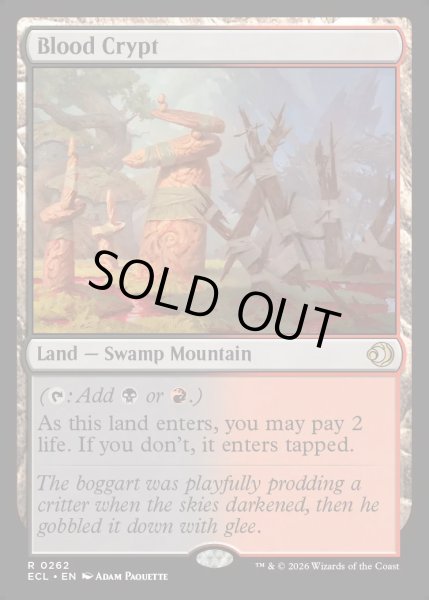 画像1: 【ENG】★Foil★血の墓所/Blood Crypt [MTG_ECL_0262_R] (1)
