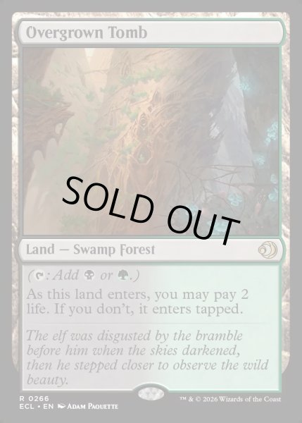 画像1: 【ENG】★Foil★草むした墓/Overgrown Tomb [MTG_ECL_0266_R] (1)