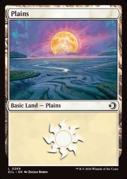 画像1: 【ENG】平地/Plains [MTG_ECL_0269_C] (1)
