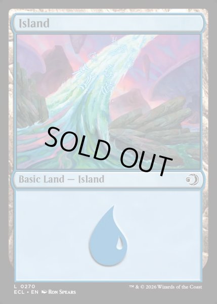 画像1: 【ENG】★Foil★島/Island [MTG_ECL_0270_C] (1)