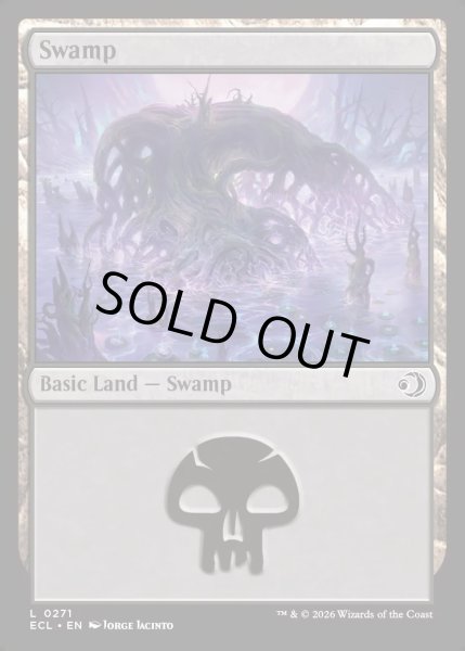画像1: 【ENG】★Foil★沼/Swamp [MTG_ECL_0271_C] (1)