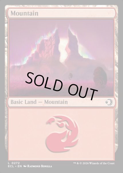 画像1: 【ENG】★Foil★山/Mountain [MTG_ECL_0272_C] (1)