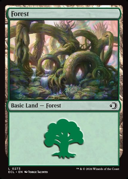 画像1: 【ENG】森/Forest [MTG_ECL_0273_C] (1)