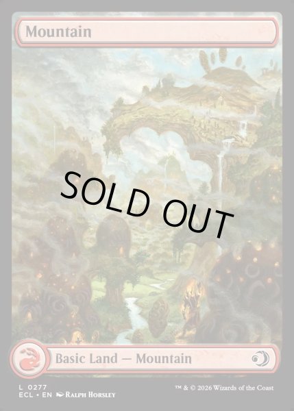 画像1: 【ENG】★Foil★山/Mountain [MTG_ECL_0277_C] (1)