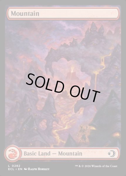 画像1: 【ENG】★Foil★山/Mountain [MTG_ECL_0282_C] (1)